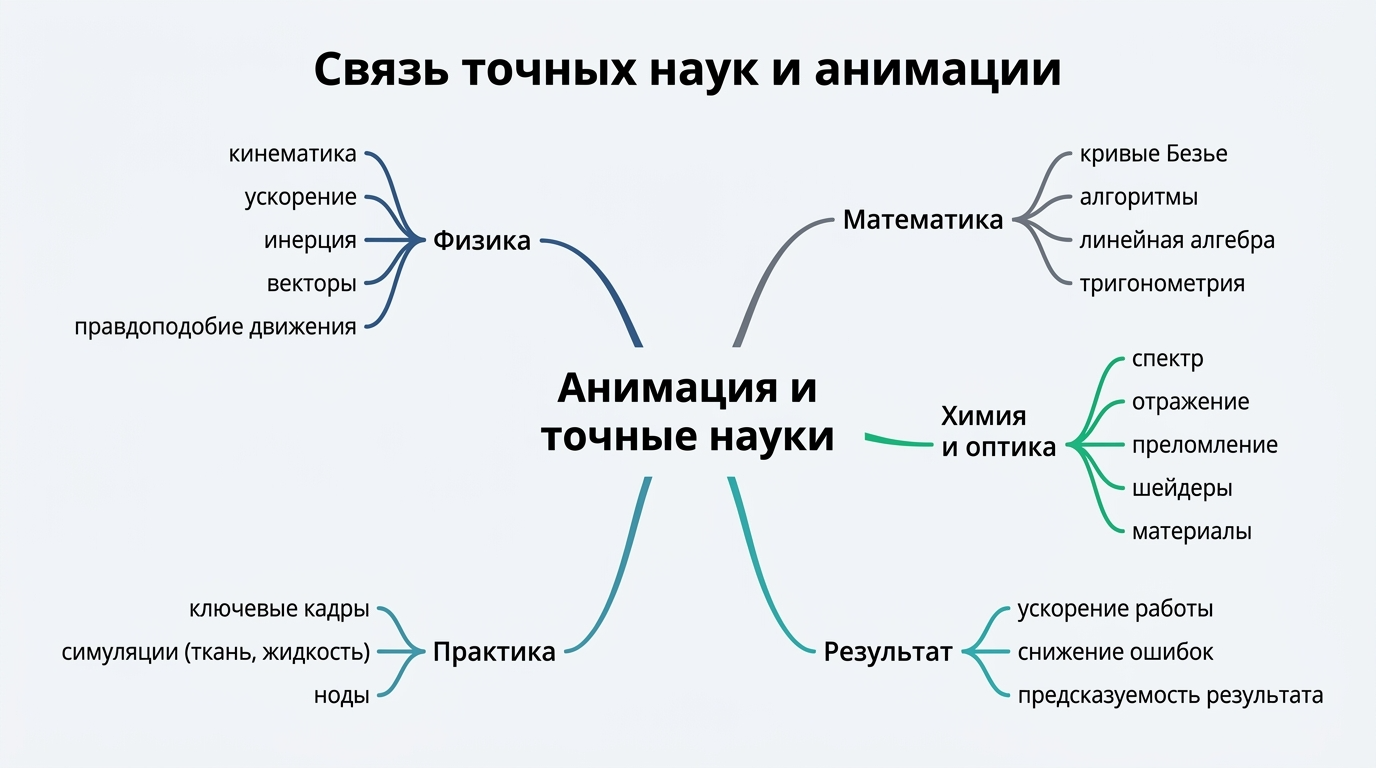 Связь точных наук и анимация